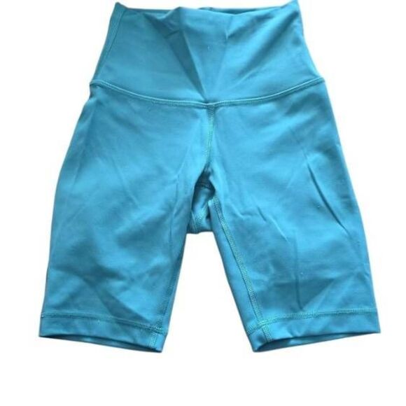 lululemon athletica Pants - Lululemon Women's Size 2 Teal Green Biker Shorts